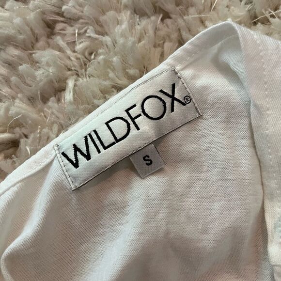 New Wildfox white made in the USA tank top - Picture 2 of 5